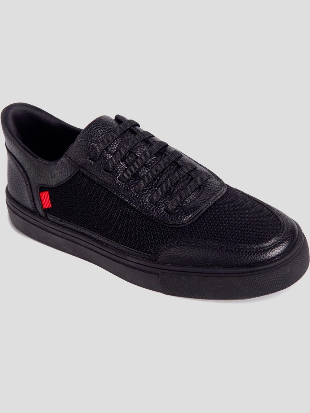 Marc Joseph New York Columbia Street Black Low-Top Slip On & Go Sneakers
